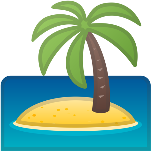 Islet Clipart Isla - Island Emoji Png (512x512)