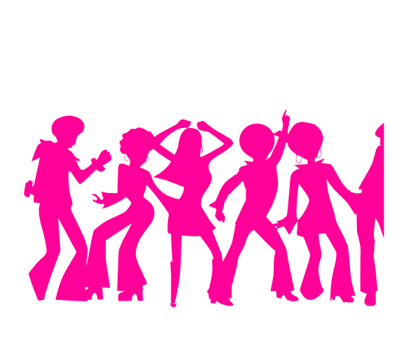 Dancing Clipart Just Dance - Dancing Through The Decades (600x512)