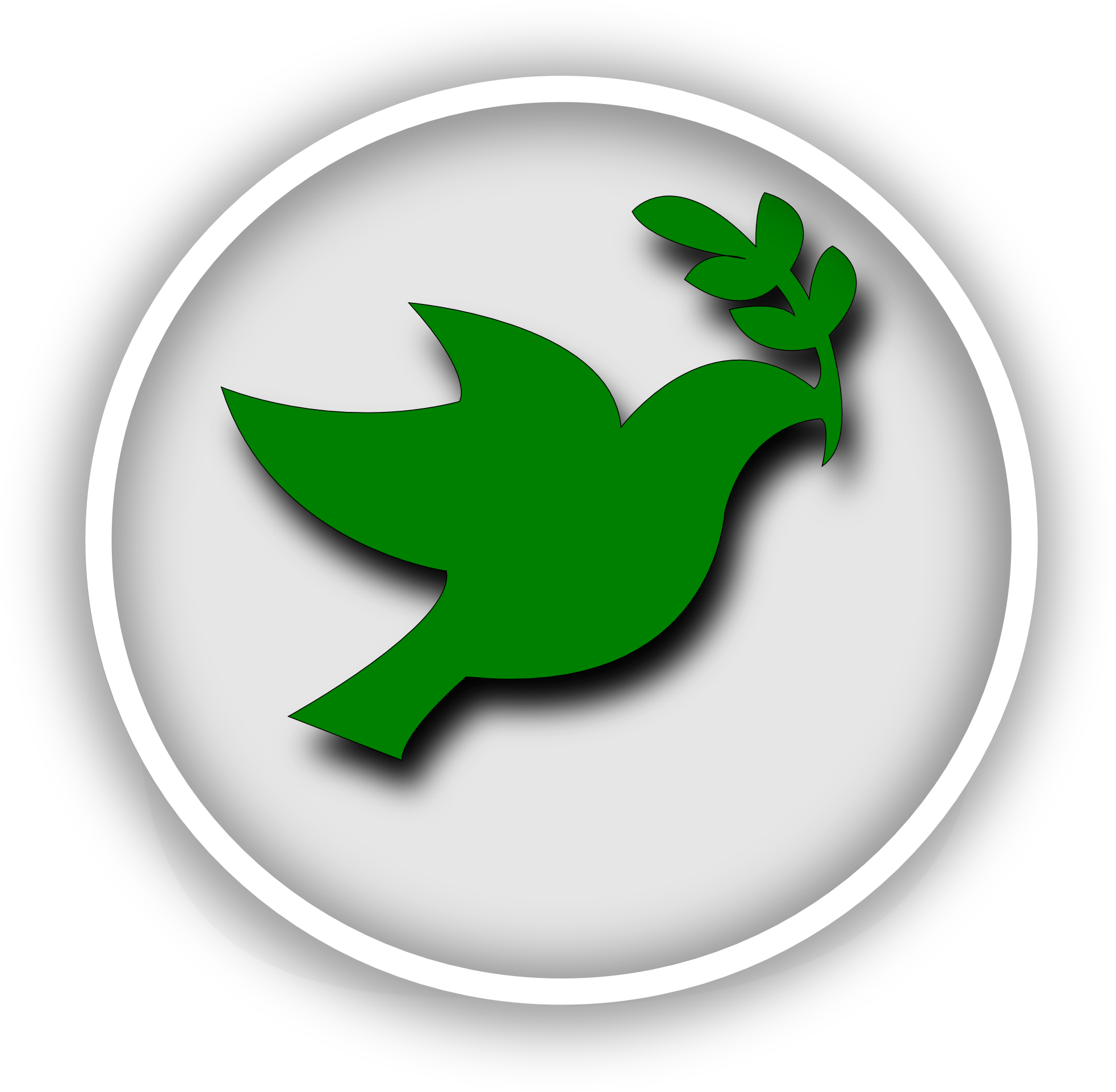 Peace Dove Clipart Icon - Xmas (1969x1969)