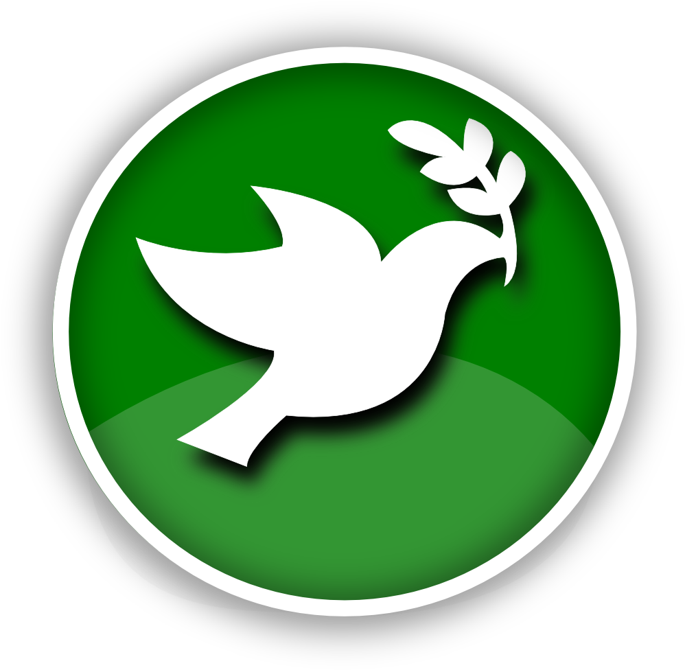Peace Dove Icon Christmas Xmas On Earth Coloring Book - Peace Dove (999x999)