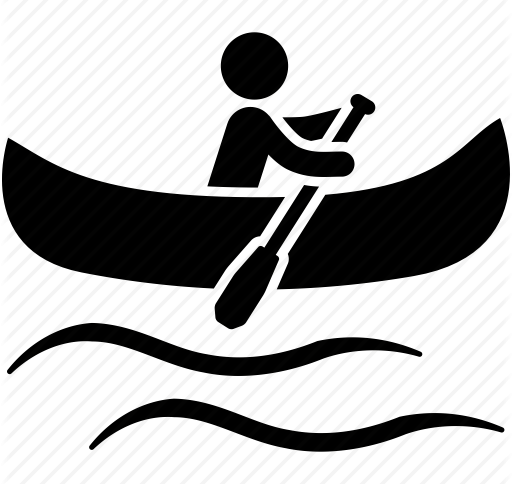 Water Sports And Rec - Canoe Icon (512x484)