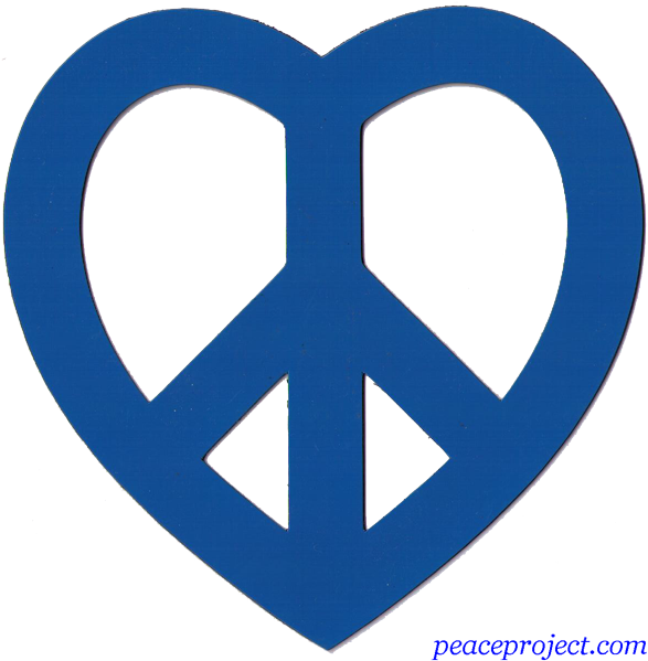 Peace Heart Of Service - Peace Symbols (600x600)