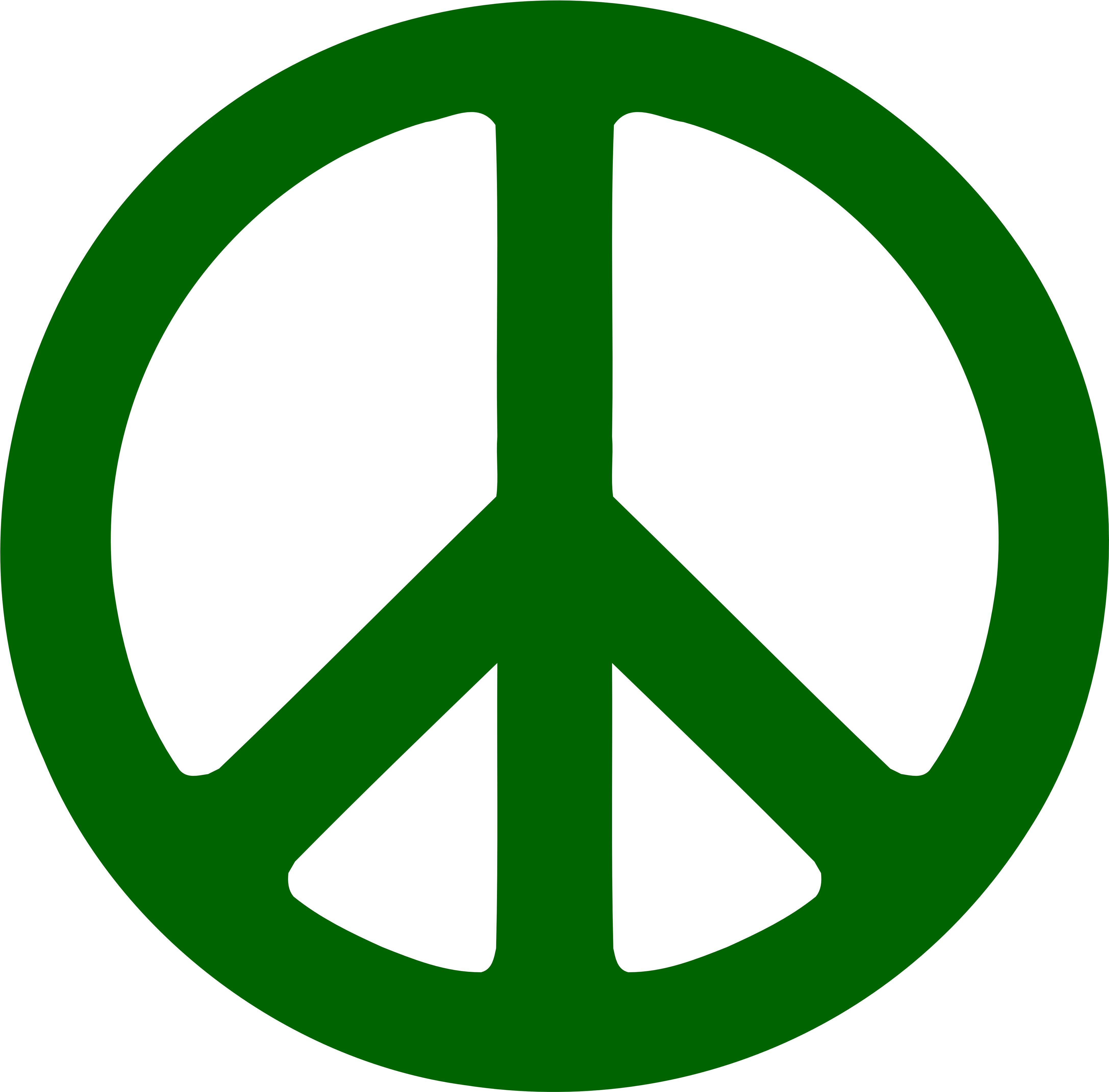 Green Peace - Clipart Best - Peace Sign Clipart (4444x4444)