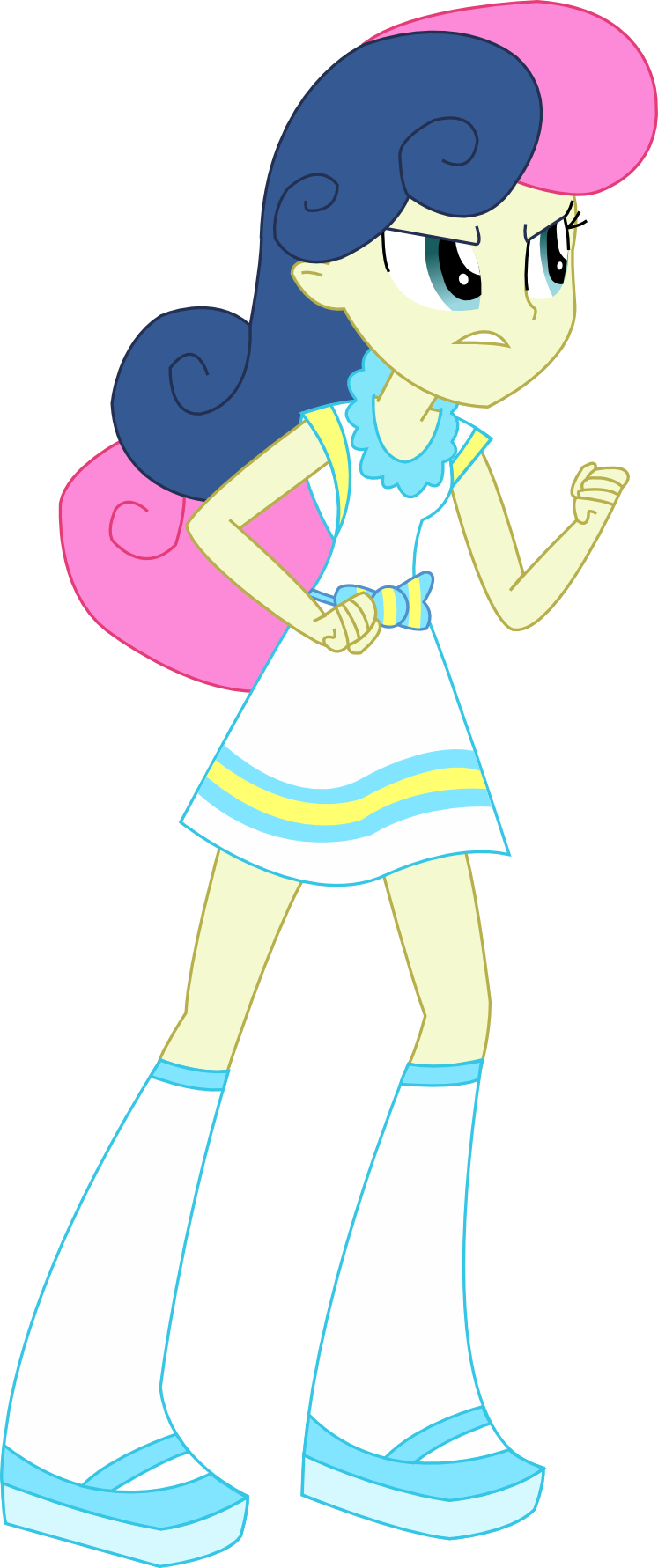 Eqg Bon Bon By Justinkwork - Equestria Girls Bon Bon (747x1781)