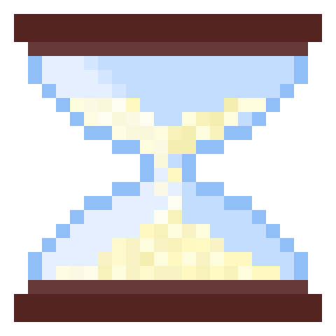 Hourglass Pixel Art From The Science Pack Of Picroad - Pixel Art Minecraft Thor (480x480)
