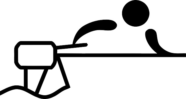 Black, Outline, Person, White, Sports, Pictogram - Pictogram (640x342)