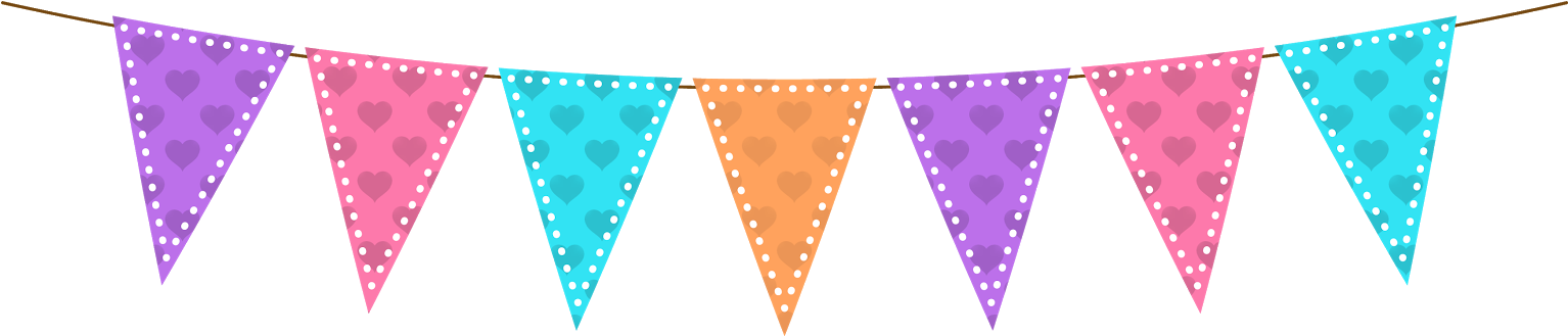 Bunting Clipart - Bunting Banners Png (1600x379)
