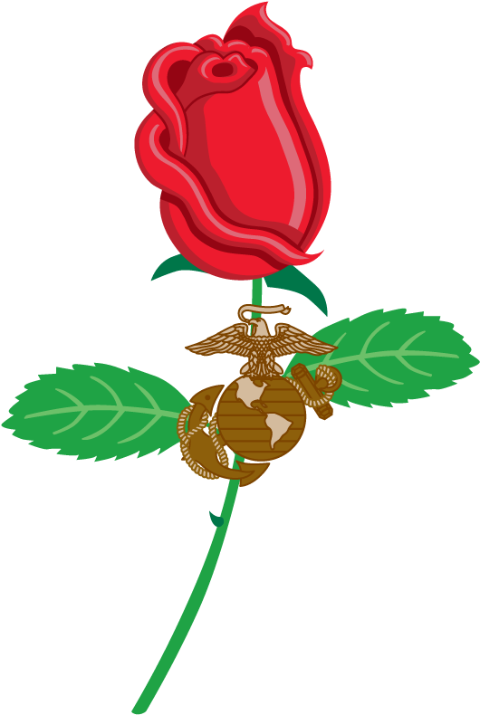Usmc Wife Rose - United States Marine Corps (800x800)