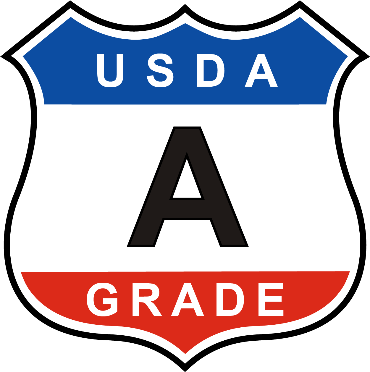 Usda Grade A Shield - Usda Grade A Egg (1307x1301)