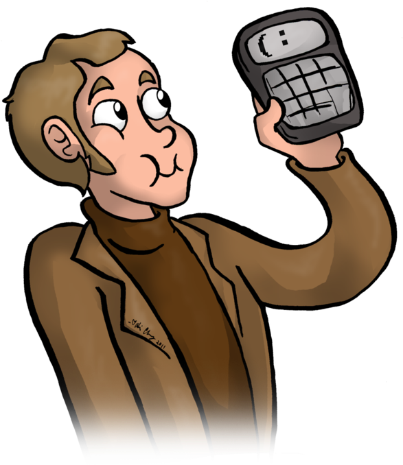 Cave's Calculator By Aliceapproved - Punch Those Numbers Into My Calculator (600x695)