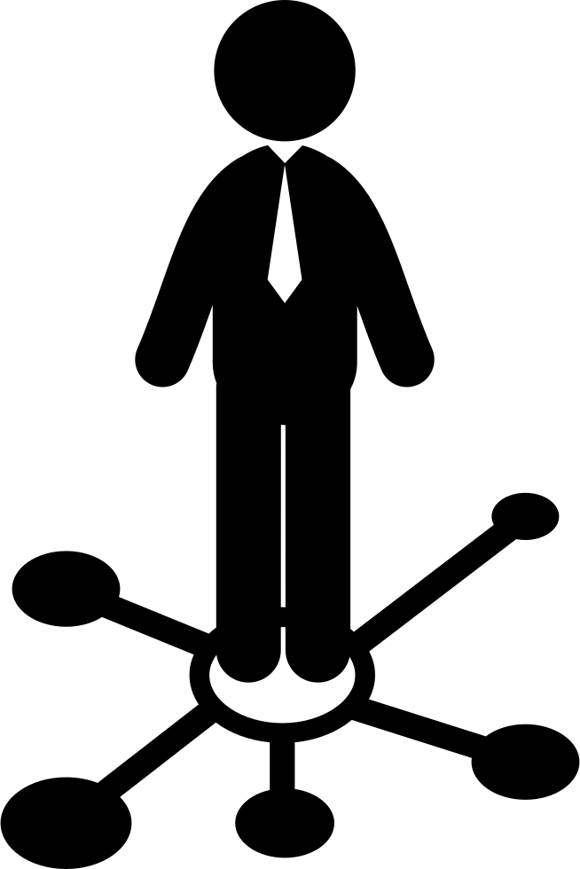 Man Standing On Business Graphic Comments - Stakeholders Png (654x980)