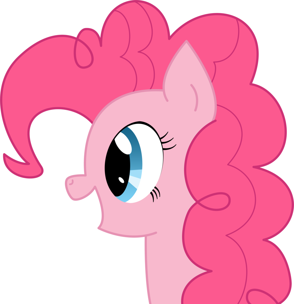 Happy Pinkie Pie Face By Pinkieswirl Happy Pinkie Pie - Pinkie Pie Face (1024x1059)