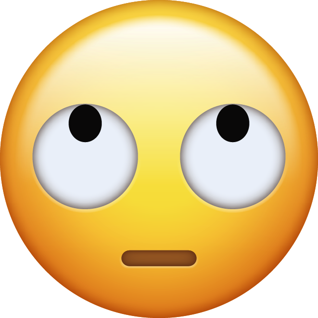 Download Rolling Eyes Iphone Emoji Jpg - Whatsapp Emoji Rolling Eyes (640x640)