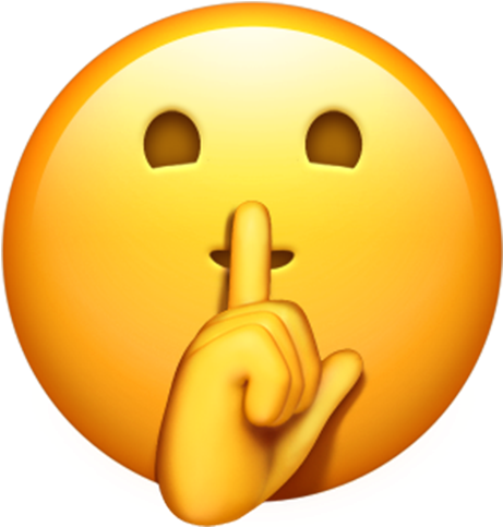 Shhh - Shh Emoji (1024x1024)