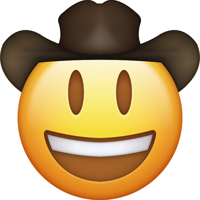 Emoji Icon Cowboy Emoji - Cowboy Emoji (640x640)