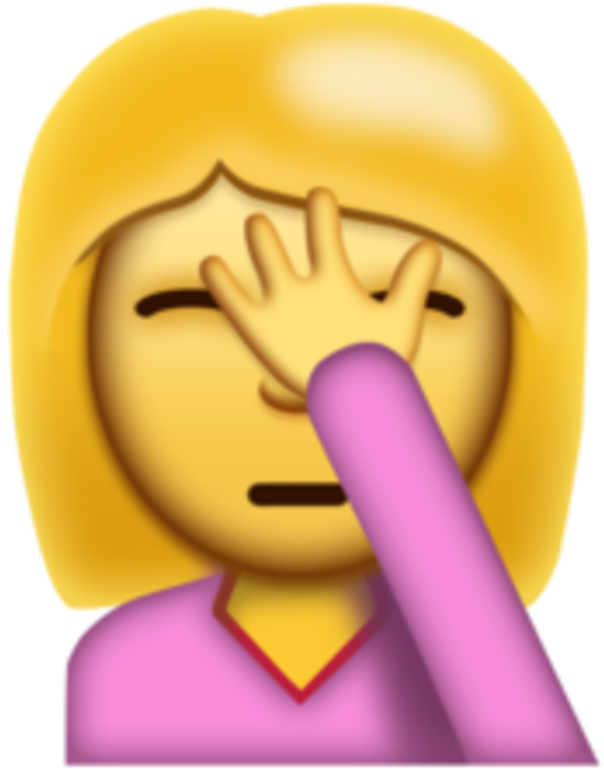 Emoji Transparent New Emoji'coming Next Month Energy - Shake My Head Emoji (757x757)
