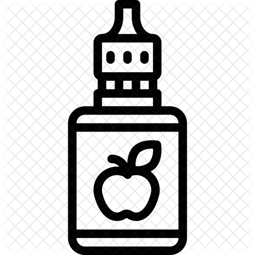 Apple Vape Juice Icon - Electronic Cigarette (512x512)