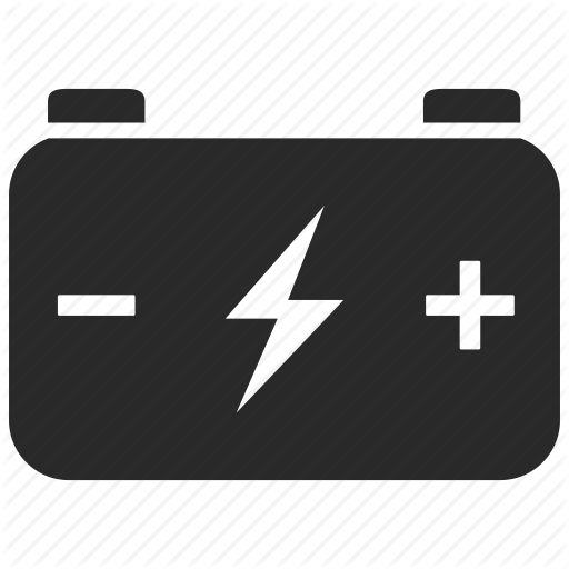 Battery Clip Art Free Clipart - Car Battery Charger Icon (512x512)