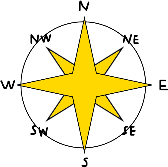 An Ordinary 8 Point Compass Rose By Neopets2012 - Circle (600x600)