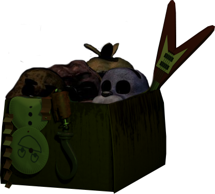 Fnaf 3 Box With Fnaf 1 Animatronics By A-battery - Five Nights At Freddy's 3 Box (421x379)
