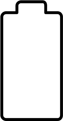 Battery Outline Vector - Battery Outline Png (400x400)