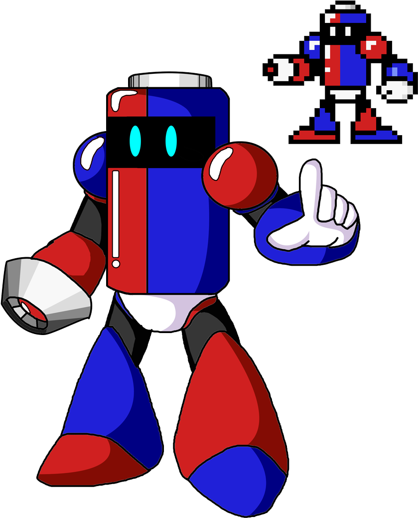 Battery Man By Spdy4 Battery Man By Spdy4 - Megaman Battery Man (900x1181)