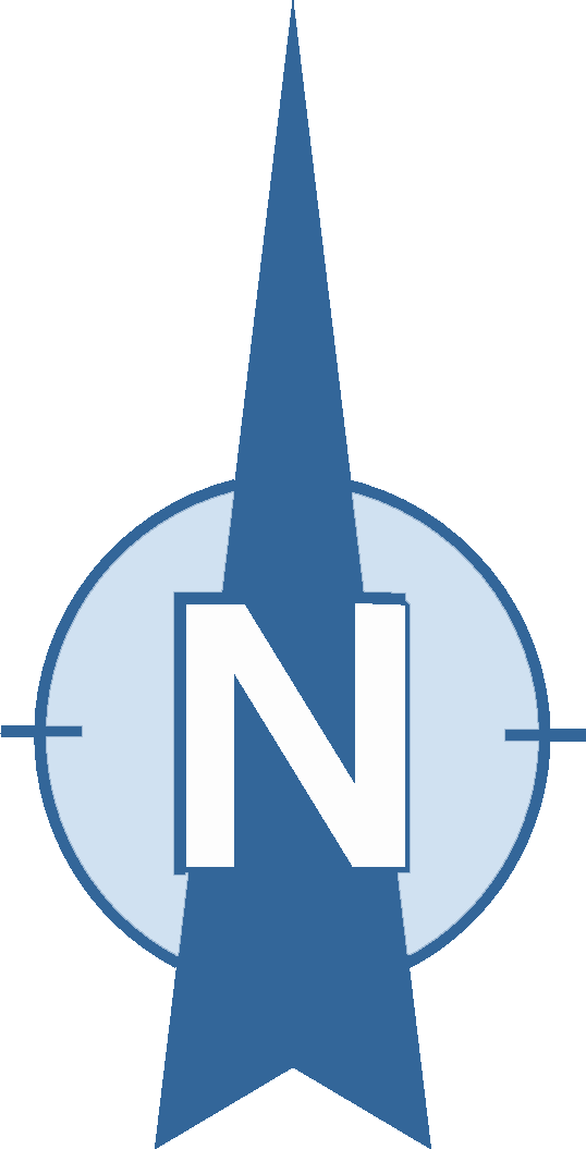 North Arrow Compass Rose Clip Art - North Arrow Symbol Png (538x1055)