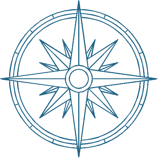 Compass Rose Drawing Clip Art - Compass Rose Coloring Page (539x540)