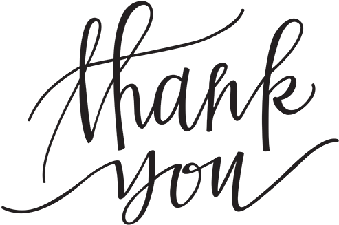 Her Impeccable Attention To Detail And Willingness - Thank You Calligraphy (500x351)