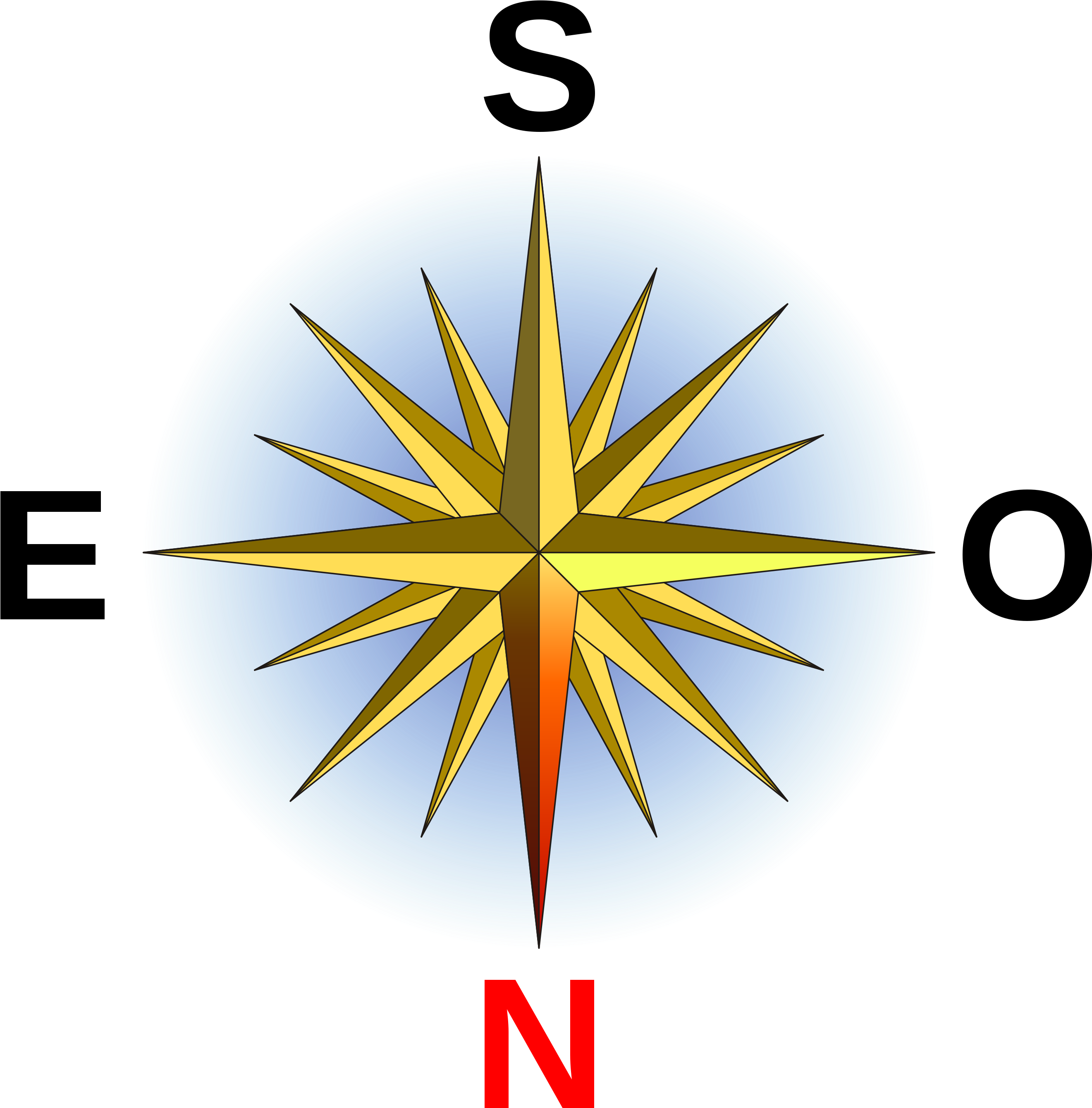 Compass Rose Fr Small S - Cool Compass Rose Designs (2835x2835)