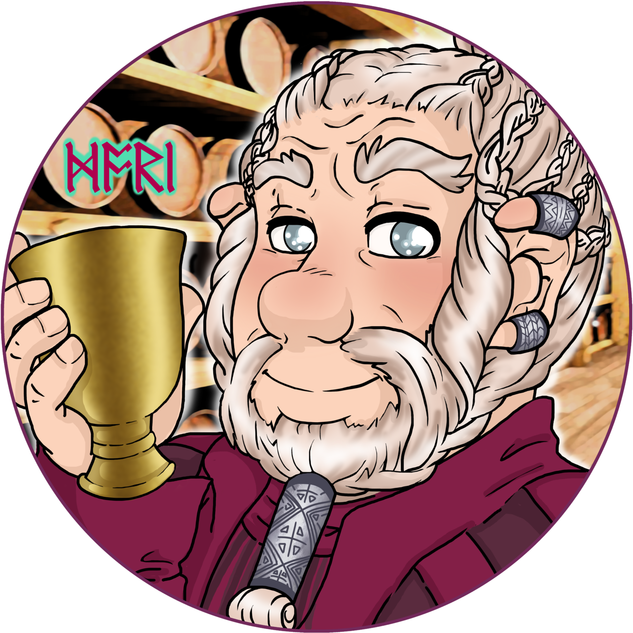 “ Being A “mother Hen”, Enjoying The Finer Things In - Illustration (1280x1280)