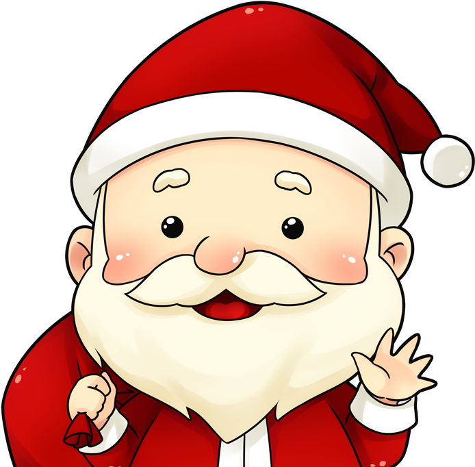 Breakfast With Santa - Santa Claus By Cartoon (796x701)
