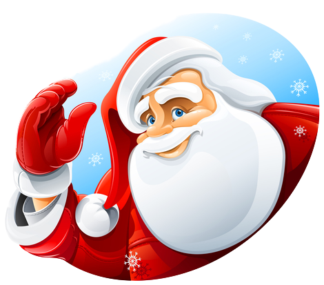 Central Georgia Santas - Happy Santa Claus Face Greeting Vector Shot Glass (500x429)