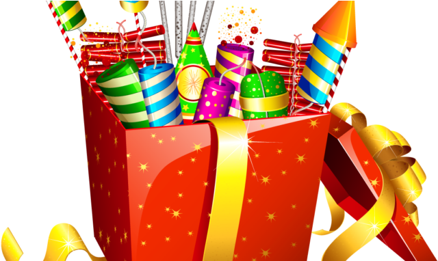 Fireworks Clipart Png - Different Types Of Crackers (678x381)