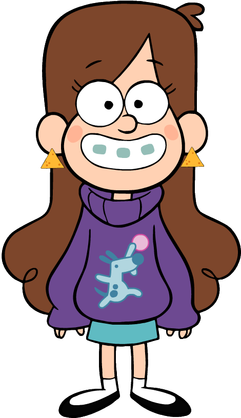 Mabel Basketball Dog Sweater With Dorito Ear Rings - Gravity Falls Mabel Sweaters (472x824)