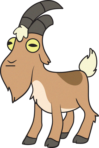 Gravity Falls Goat By Mf99k - Goat From Gravity Falls (412x618)