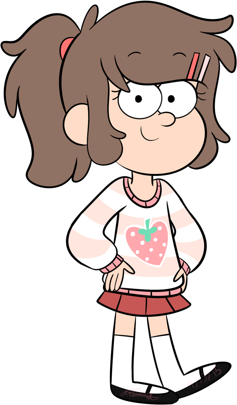 Chloe Haimes First Look In Gravity Falls By Dreamilicious - Gravity Falls Style Drawing (1024x1463)
