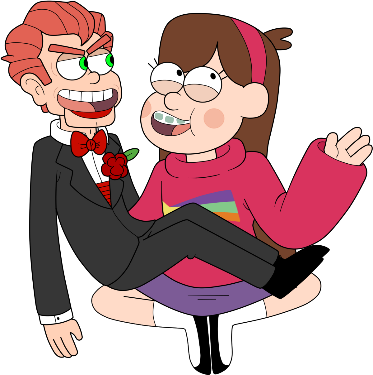 Practicing Ventriloquism By Itsaaudraw - Goosebumps Gravity Falls (1342x1293)