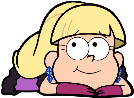 Hair Face Facial Expression Nose Cheek Smile Head Emotion - Gravity Falls Pacifica Cute (540x396)