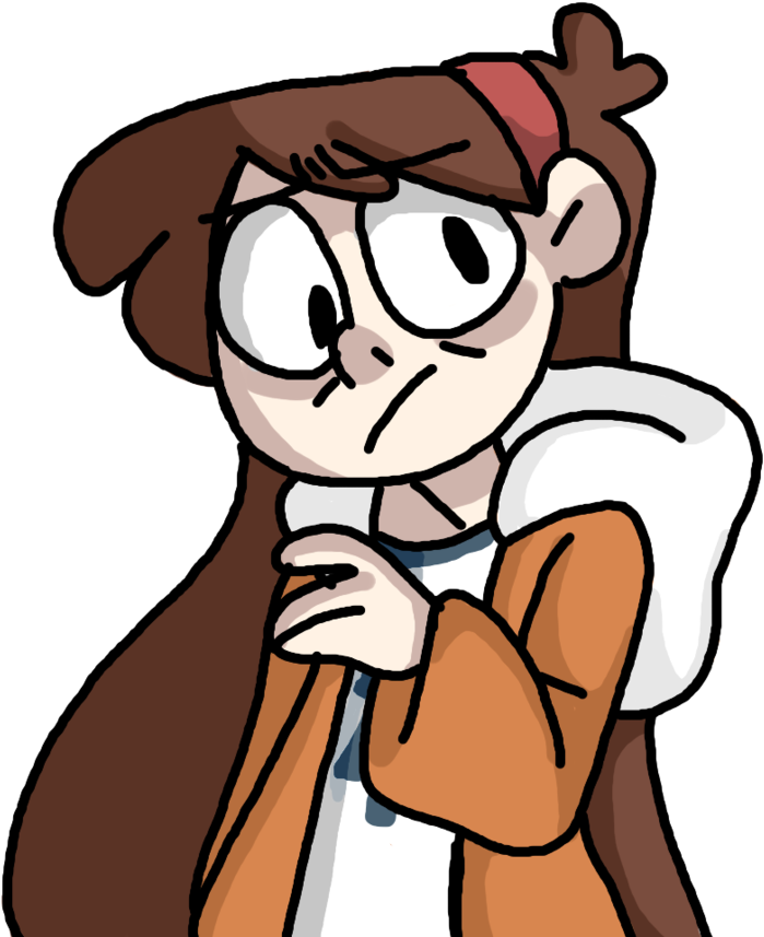 Gravity Rises Mabel By Pepperpixel - Cartoon (894x894)