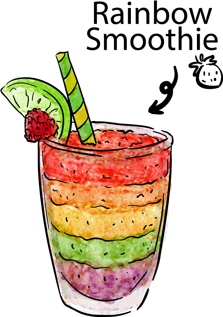 Juice Clipart Png Image 05 - Smoothie Drawing (718x1035)