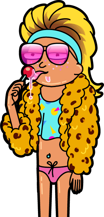 Miami Morty - Pocket Mortys Miami Morty (334x693)