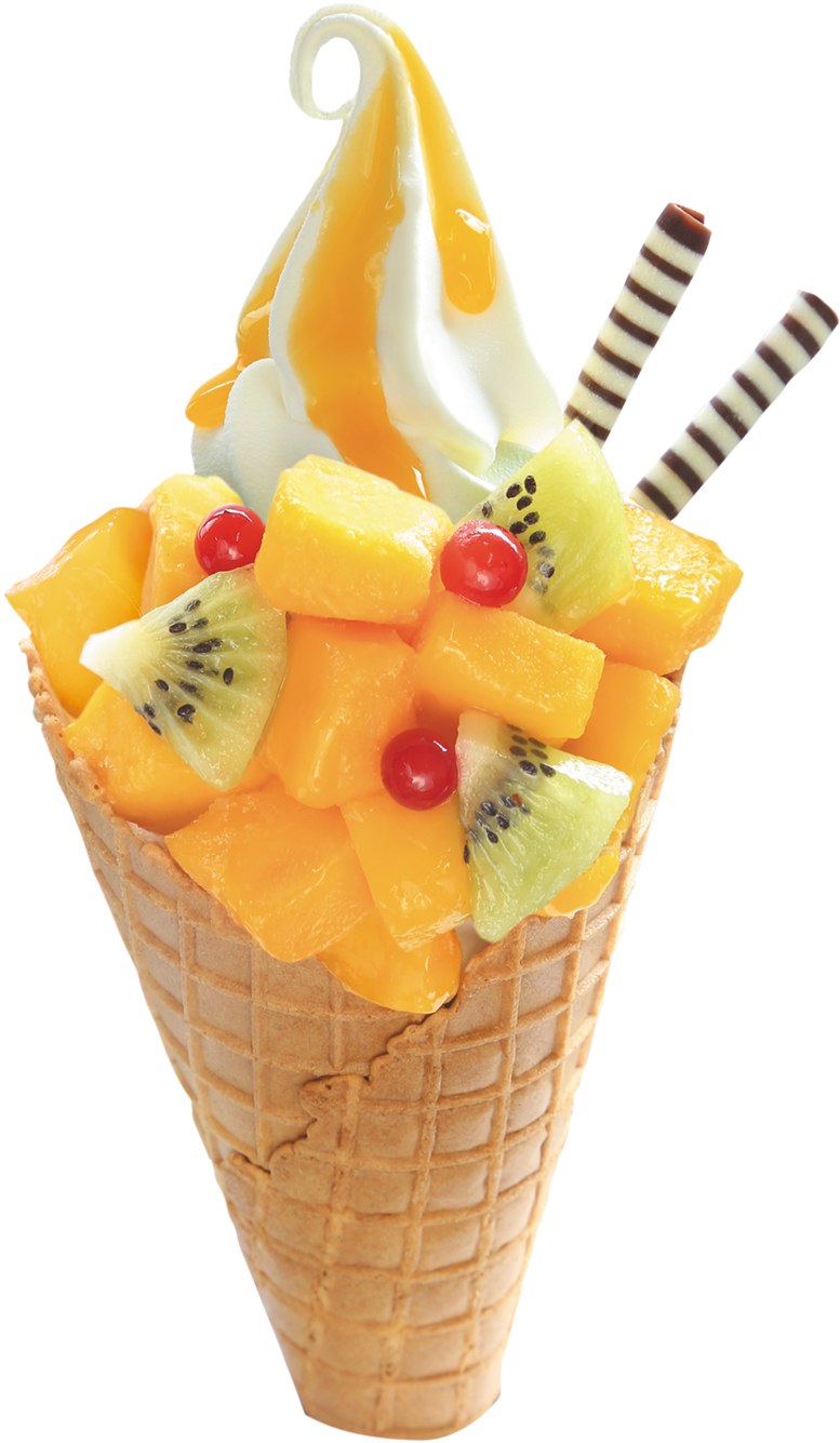 Enjoy The Taste Of Summer Topped With Our Delicious - Ice Cream Cone (800x1369)