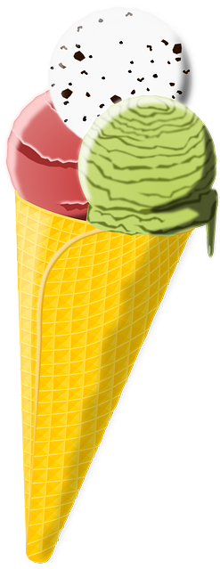 Cornet, Food, Ice Cream, Popsicle, Summer - Dessin De Glaces En Cornet 2 Boules (320x640)