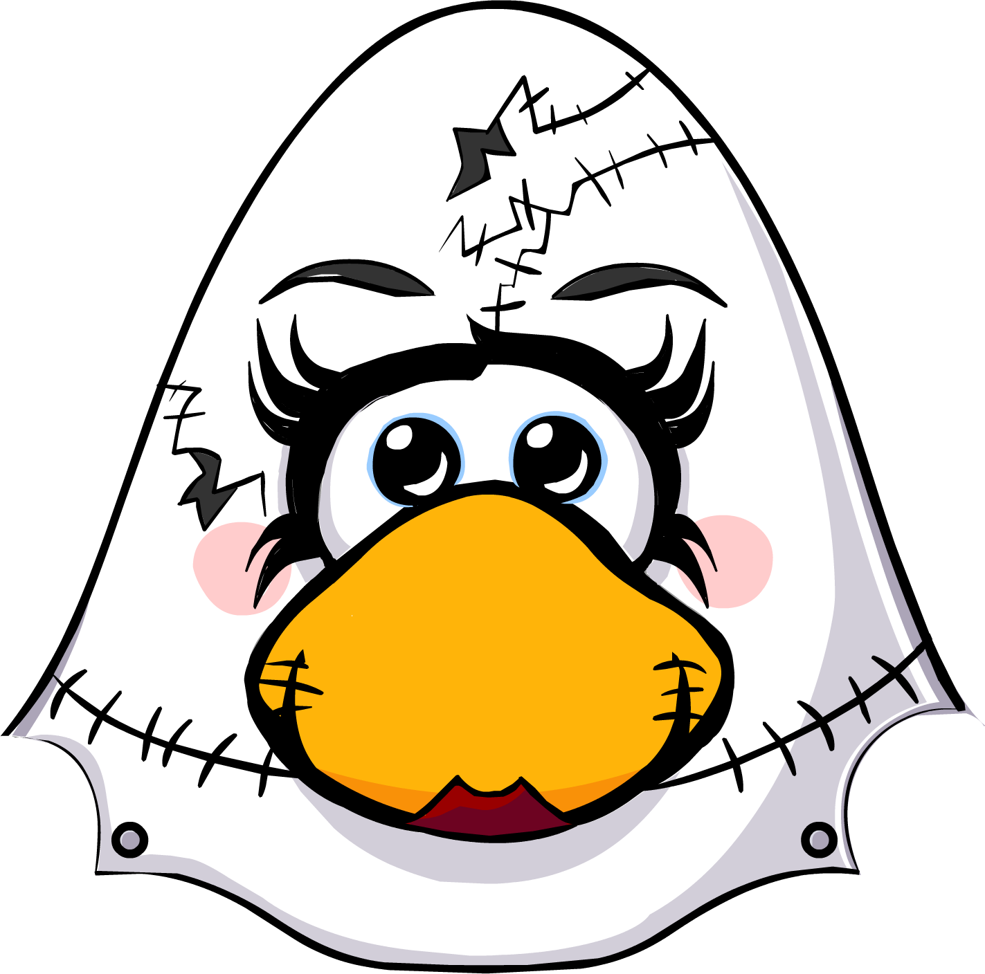 Mud Makeup Club Penguin Wiki Fandom Powered By Wikia - Club Penguin Face Id (1423x1408)