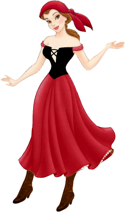 Romantic Beauty And The Beast Enchanted Rose Frame - Dancing Doll Animated Gifs (435x725)