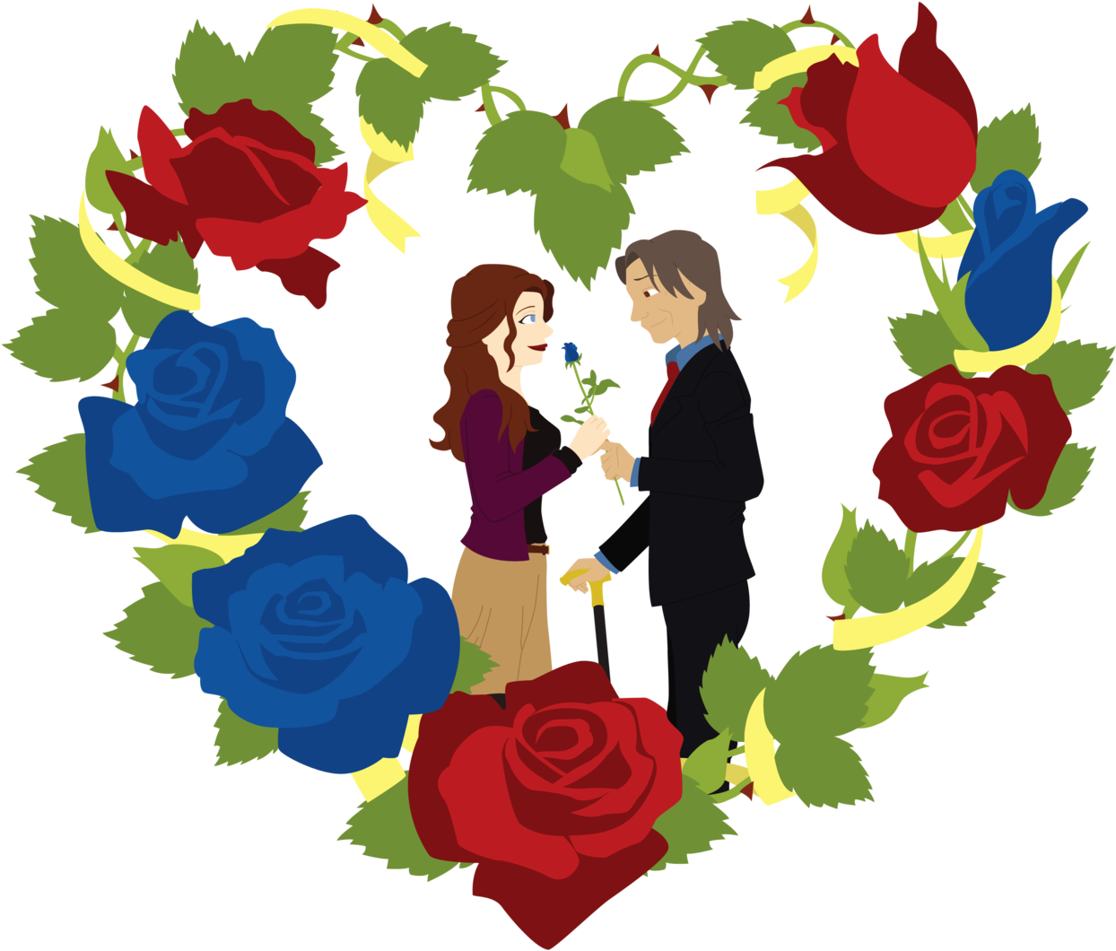 Once Impossible Love By Yu Gi Ah - Rose (1280x1104)