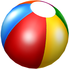 3d Roblox Beach Ball 420x420 Png Clipart Download - paperball tiara paperball tiara roblox 420x420 png download