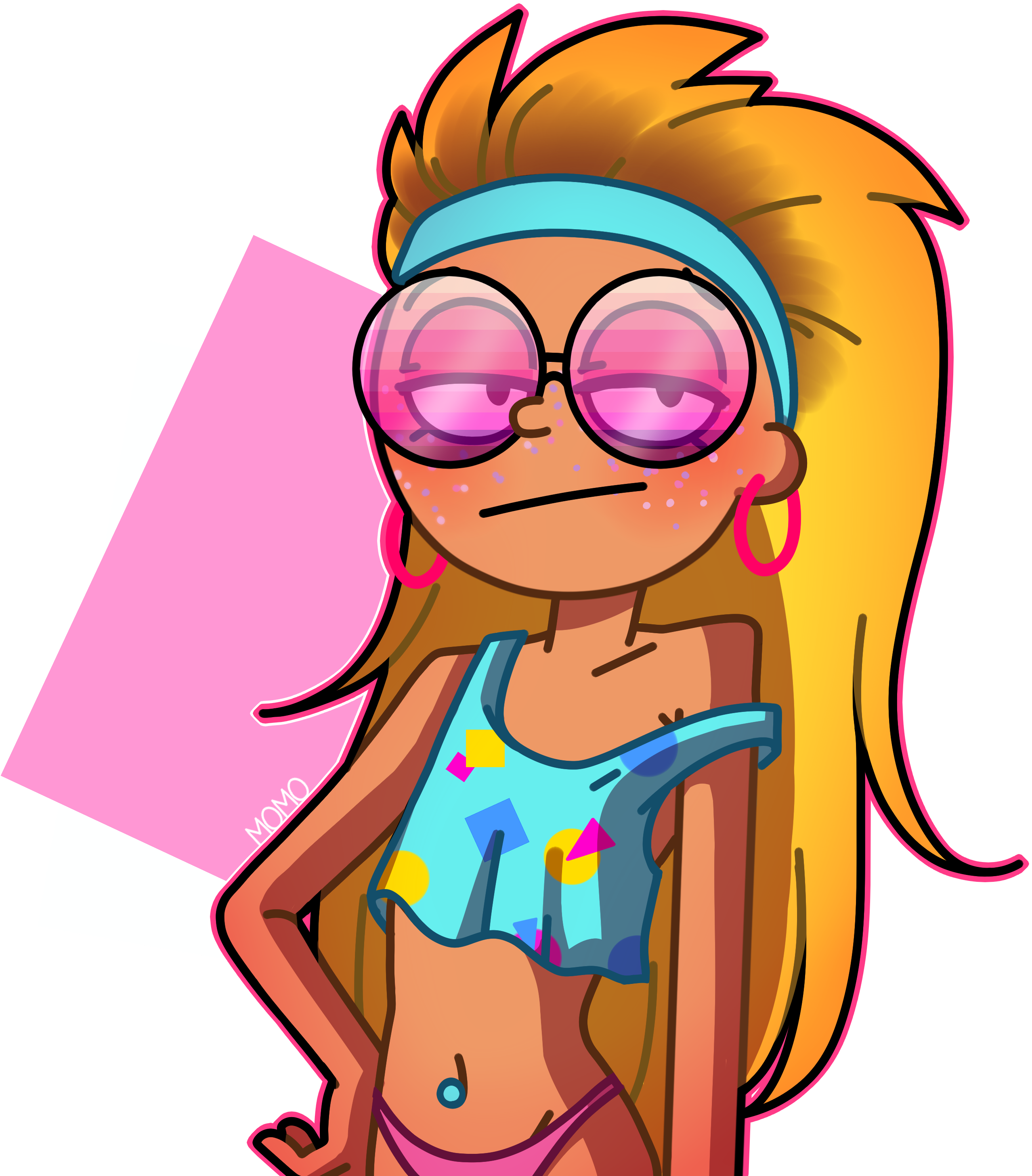 Miami Bih By Momomatsu Miami Bih By Momomatsu - Cartoon (2940x2923)