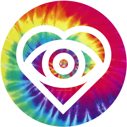 Tie Dye Peace Sign Clip Art - All Time Low Future Hearts Cover (500x500)